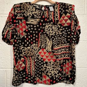 Sag Harbor M short sleeve with shoulder pads